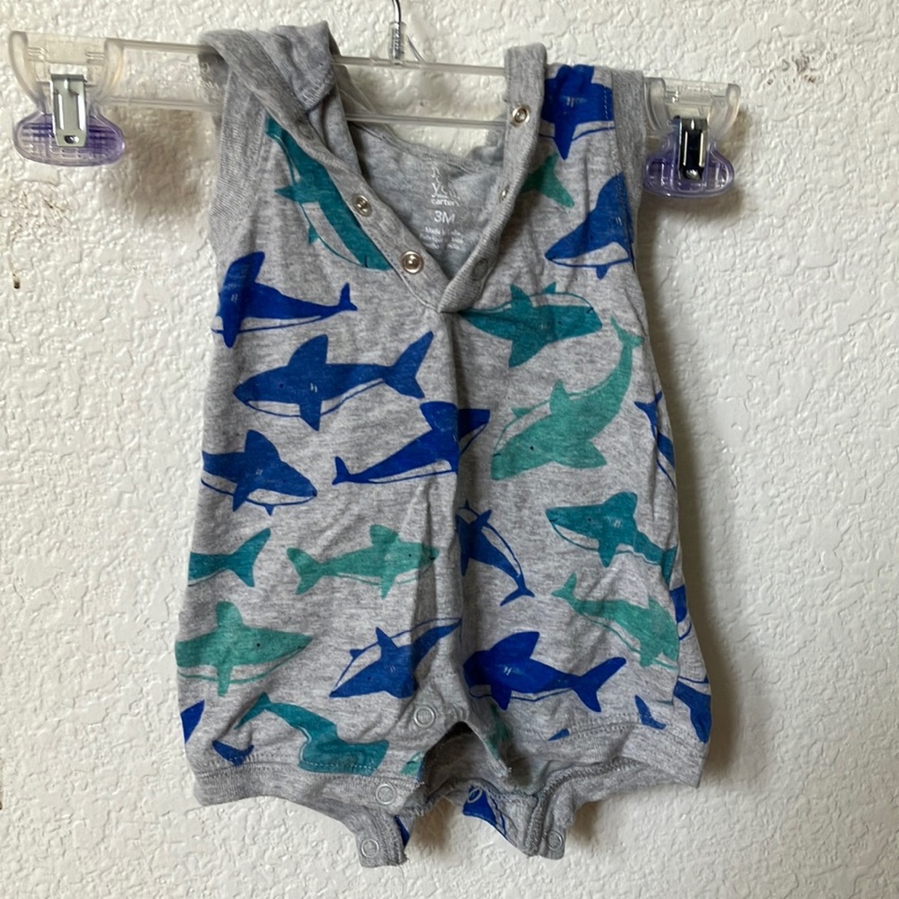 FINAL MARKDOWN Just one you sleeveless hooded one piece 3 months